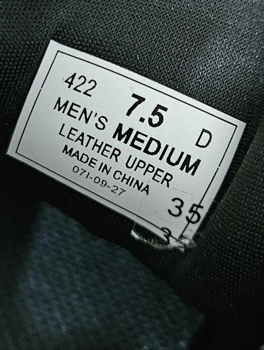 Orthofeet mens shoe